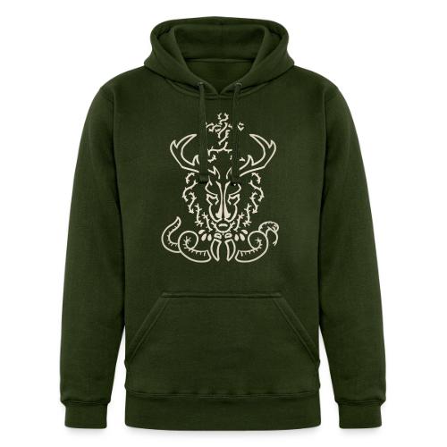 CHRISTmas Stag Light - Unisex Heavyweight Hoodie