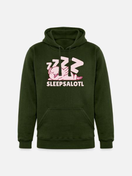 Sleepsalotl - Unisex Heavyweight Hoodie - forest green