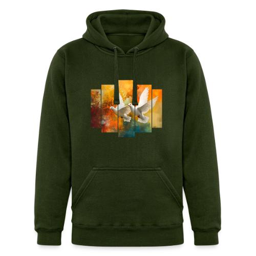 Wings of Peace - Unisex Heavyweight Hoodie