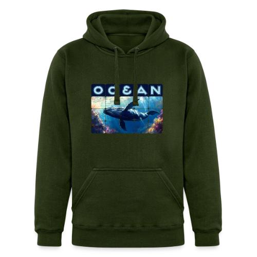 Ocean: Majestic Deep - Unisex Heavyweight Hoodie