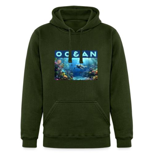 Ocean: Turtle Drift - Unisex Heavyweight Hoodie