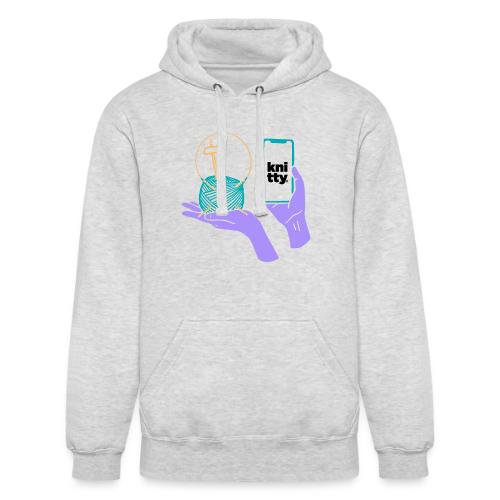 Crafty elements for yarny types - Unisex Heavyweight Hoodie