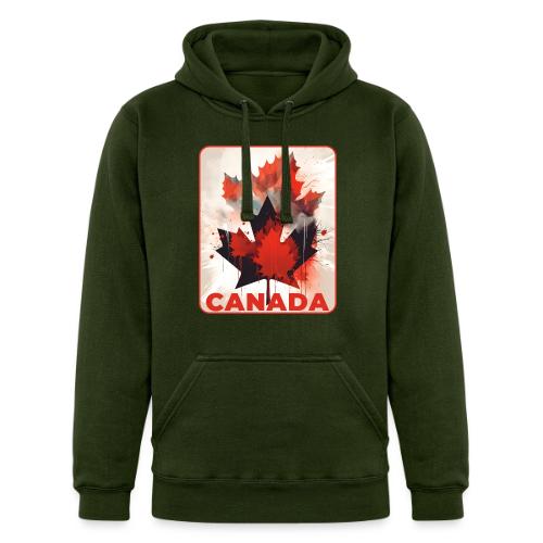Canada Inked Leaf - Unisex Heavyweight Hoodie