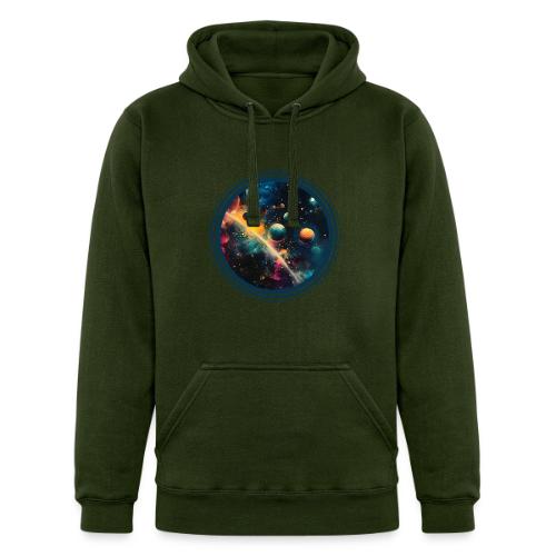 Painted Planetscape - Unisex Heavyweight Hoodie