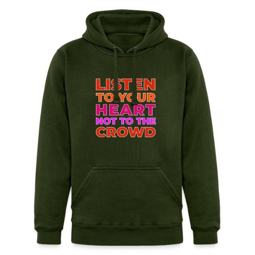 Heart Over Hype - Unisex Heavyweight Hoodie