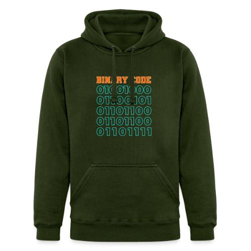 Say Hello in Binary code - Unisex Heavyweight Hoodie