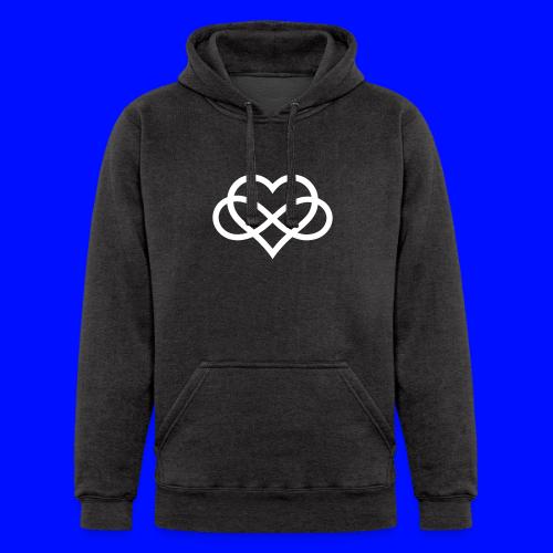 Infinity-Heart (white) - Unisex Heavyweight Hoodie