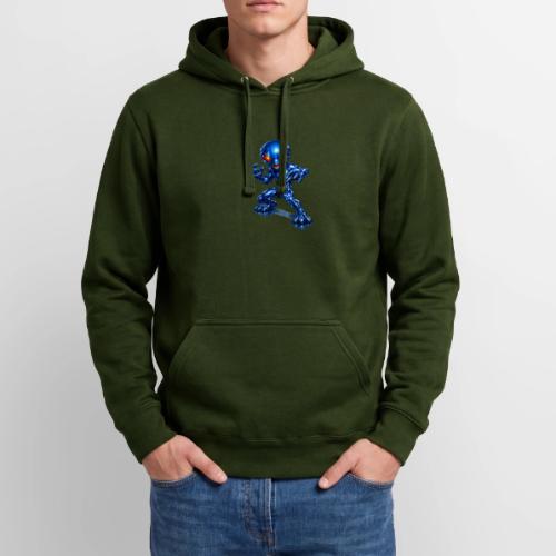 Angry Blue Alien - Unisex Heavyweight Hoodie
