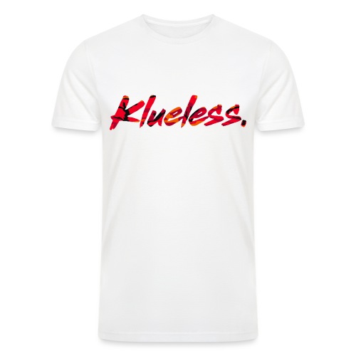 Klueless Logo.RED Edition - Men’s Tri-Blend Organic T-Shirt