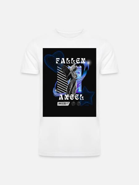 Fallen Angel - Men’s Tri-Blend Organic T-Shirt - white