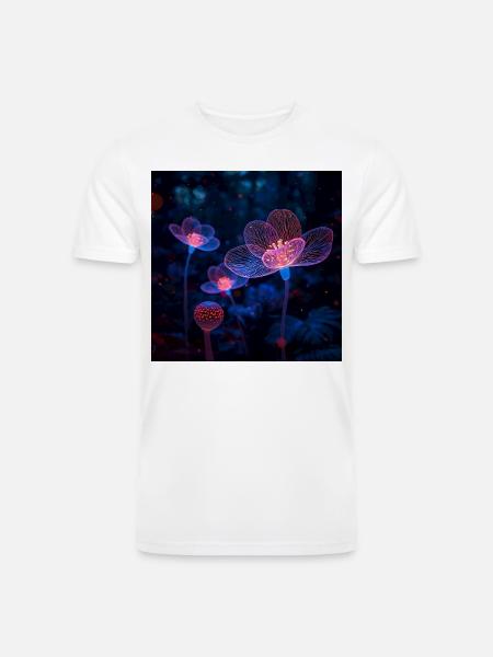 Lumen Lense - Men’s Tri-Blend Organic T-Shirt - white