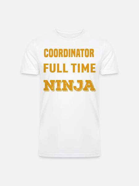 Coordinator - Men’s Tri-Blend Organic T-Shirt - white