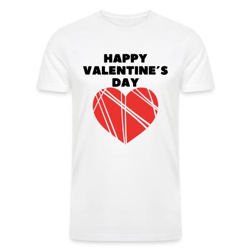 Valentine's Day Fashion February 14, Love Day. - Men’s Tri-Blend Organic T-Shirt