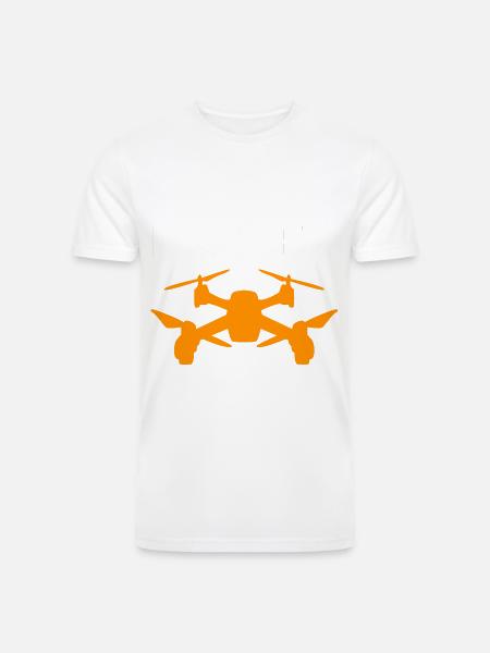 Drone Master - Men’s Tri-Blend Organic T-Shirt - white