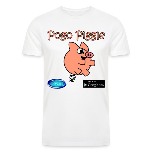 Pogo Piggle - Men’s Tri-Blend Organic T-Shirt