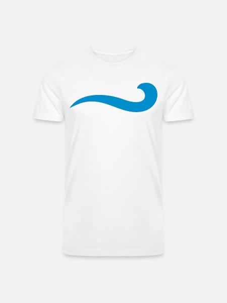 water - Men’s Tri-Blend Organic T-Shirt - white