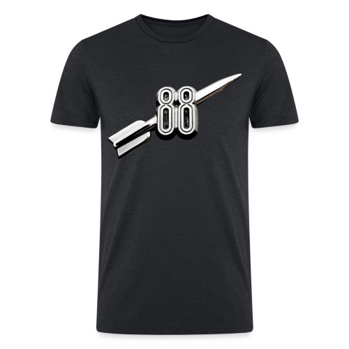 Classic Oldsmobile 88 badge emblem - Men’s Tri-Blend Organic T-Shirt