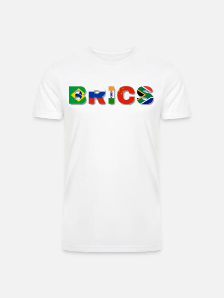 Brics  - Men’s Tri-Blend Organic T-Shirt - white