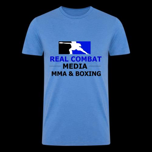 RCM MMA & BOXING Blue Logo - Men’s Tri-Blend Organic T-Shirt