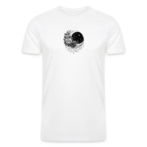 Crescent Moon Floral - Men’s Tri-Blend Organic T-Shirt