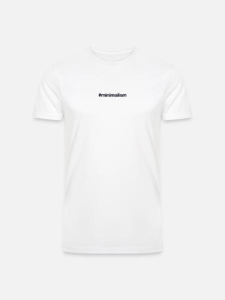 MINIMALISM - Men’s Tri-Blend Organic T-Shirt - white