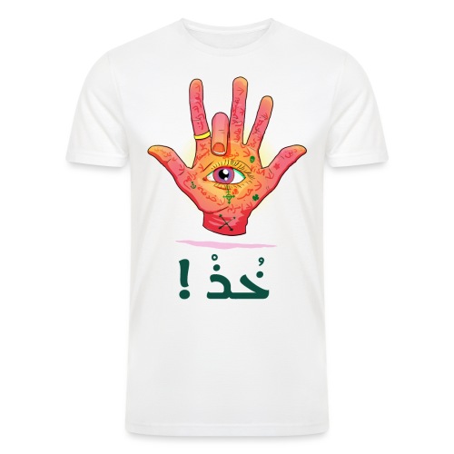 Sba3 Middel finger of Middel East - Men’s Tri-Blend Organic T-Shirt