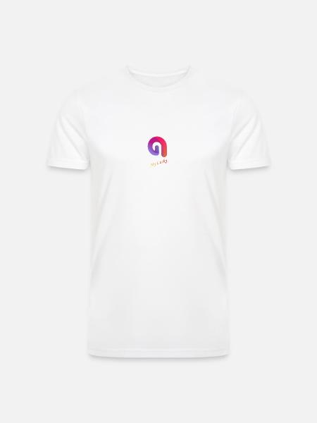 My Lucky - Men’s Tri-Blend Organic T-Shirt - white