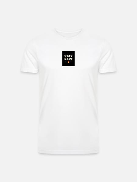 Unique & Comfy Tee - Men’s Tri-Blend Organic T-Shirt - white
