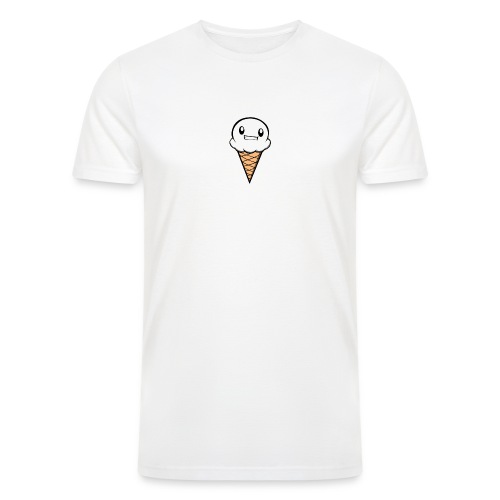 Vanilla Ice Cream Cone - Men’s Tri-Blend Organic T-Shirt