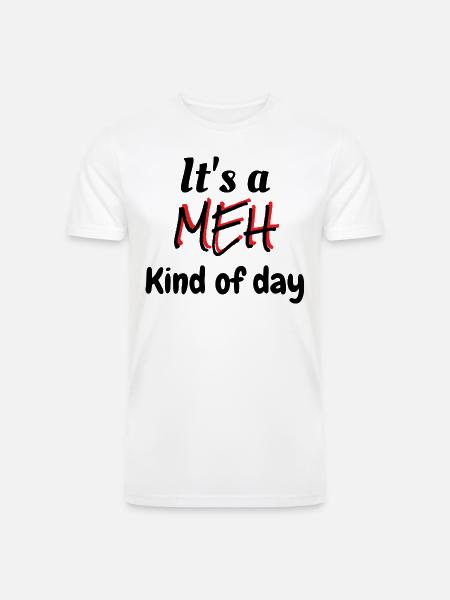 MEH - Men’s Tri-Blend Organic T-Shirt - white