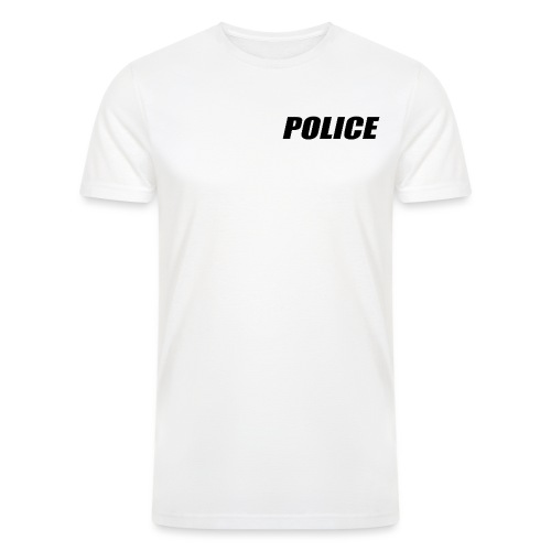 Police Black - Men’s Tri-Blend Organic T-Shirt