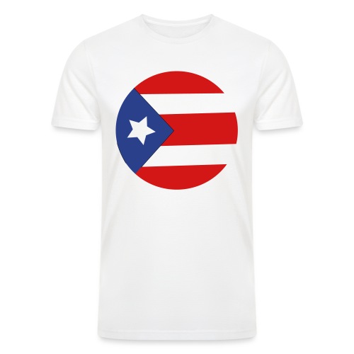 Bandera de Puerto Rico - Men’s Tri-Blend Organic T-Shirt