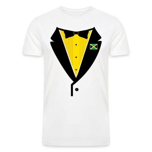 Jamaican Tuxedo - Men’s Tri-Blend Organic T-Shirt