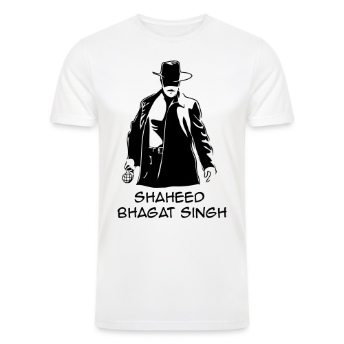 3XL & 4XL Bhagat Singh - Men’s Tri-Blend Organic T-Shirt