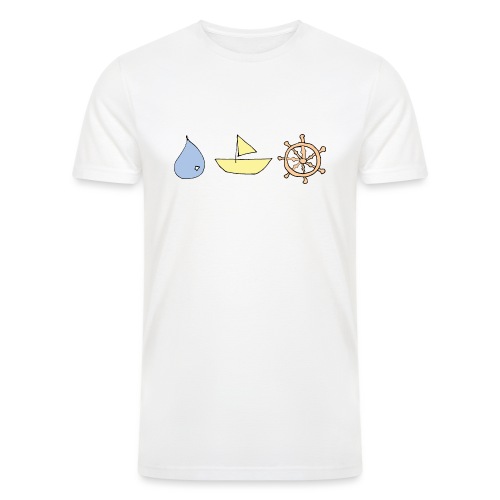 Drop, ship, dharma - Men’s Tri-Blend Organic T-Shirt
