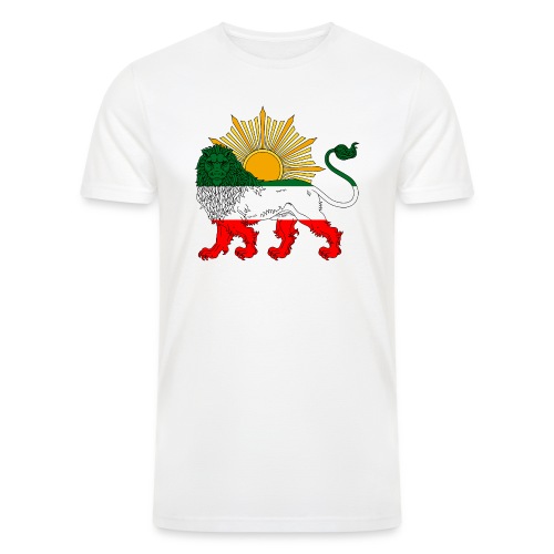 Lion and Sun Flag 2 - Men’s Tri-Blend Organic T-Shirt