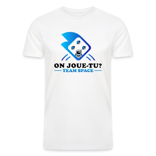 Team Space - Noir - T-shirt écologique chiné pour hommes