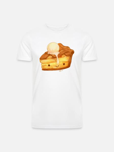 Apple Pie - Men’s Tri-Blend Organic T-Shirt - white