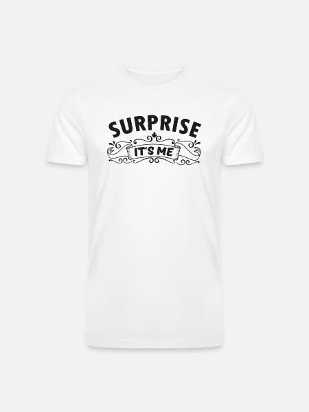 Surprise it s me - Men’s Tri-Blend Organic T-Shirt - white