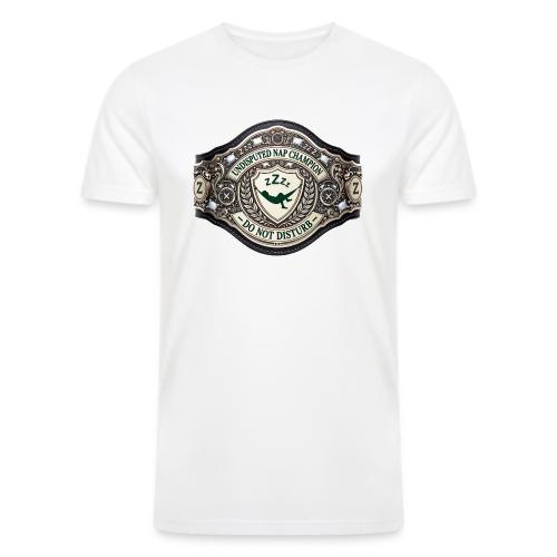 Nap Champion Belt T Shirt - Men’s Tri-Blend Organic T-Shirt