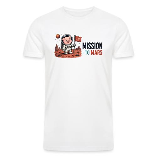 Mission To Mars Space Pig - Men’s Tri-Blend Organic T-Shirt
