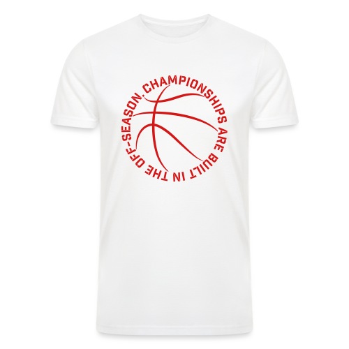 Championships Basketball - Men’s Tri-Blend Organic T-Shirt