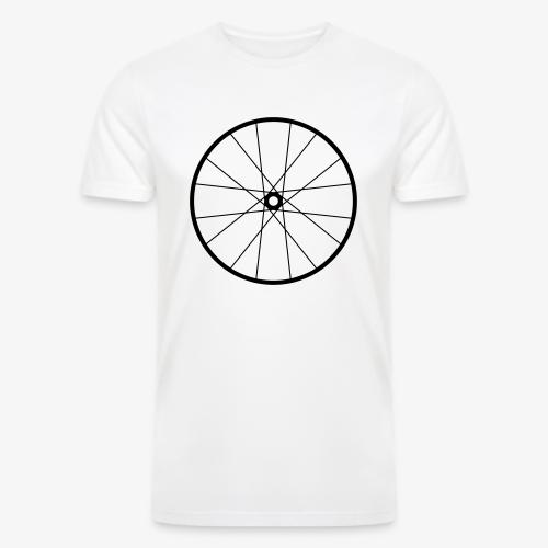 Bicycle Wheel - Men’s Tri-Blend Organic T-Shirt