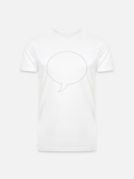 Bubble - Men’s Tri-Blend Organic T-Shirt - white