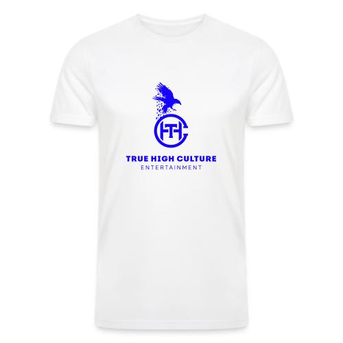 THC logo Blue - Men’s Tri-Blend Organic T-Shirt