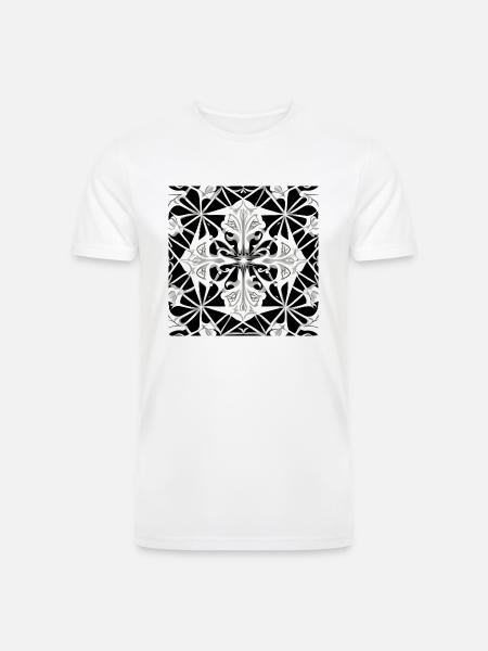 Beautiful ornament - Men’s Tri-Blend Organic T-Shirt - white