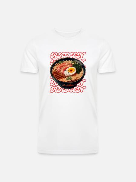 RAMEN! - Men’s Tri-Blend Organic T-Shirt - white