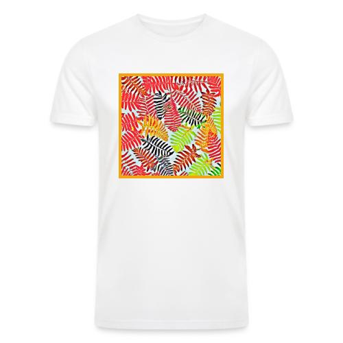 Chic Leaves Artistic Spectrum - Men’s Tri-Blend Organic T-Shirt