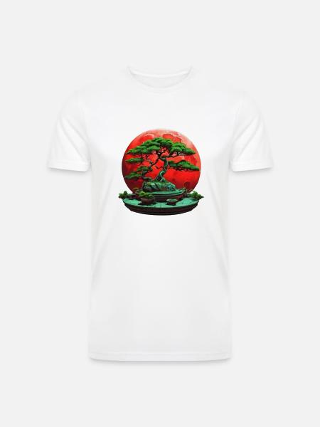 BONSAI - Men’s Tri-Blend Organic T-Shirt - white