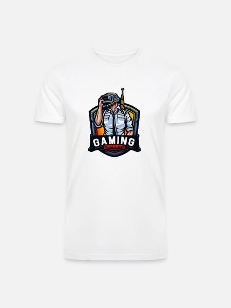 Gaming esports - Men’s Tri-Blend Organic T-Shirt - white